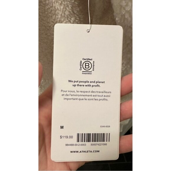 Athleta Tugga Sherpa NWT - Picture 6 of 9